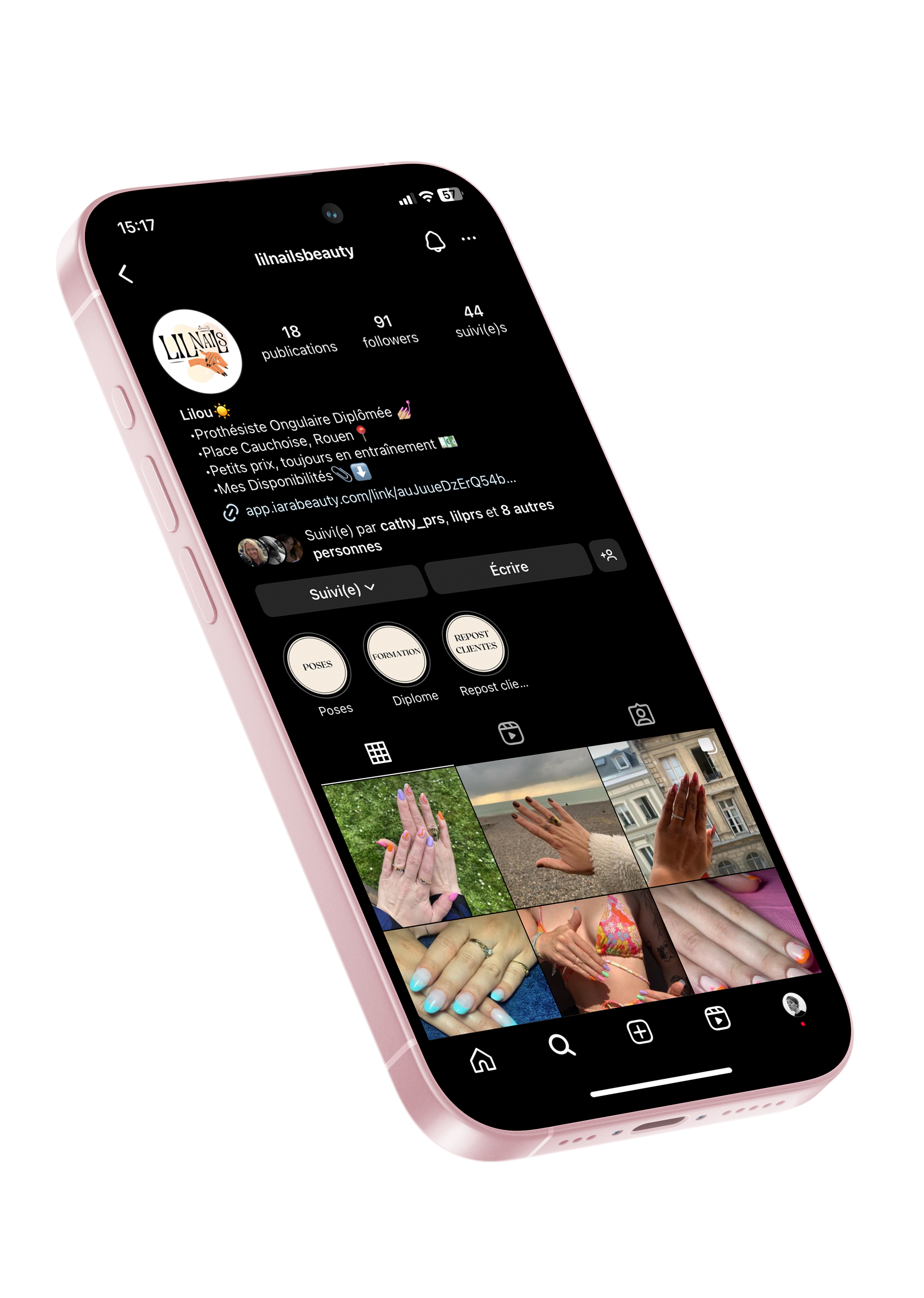 instagram telephone