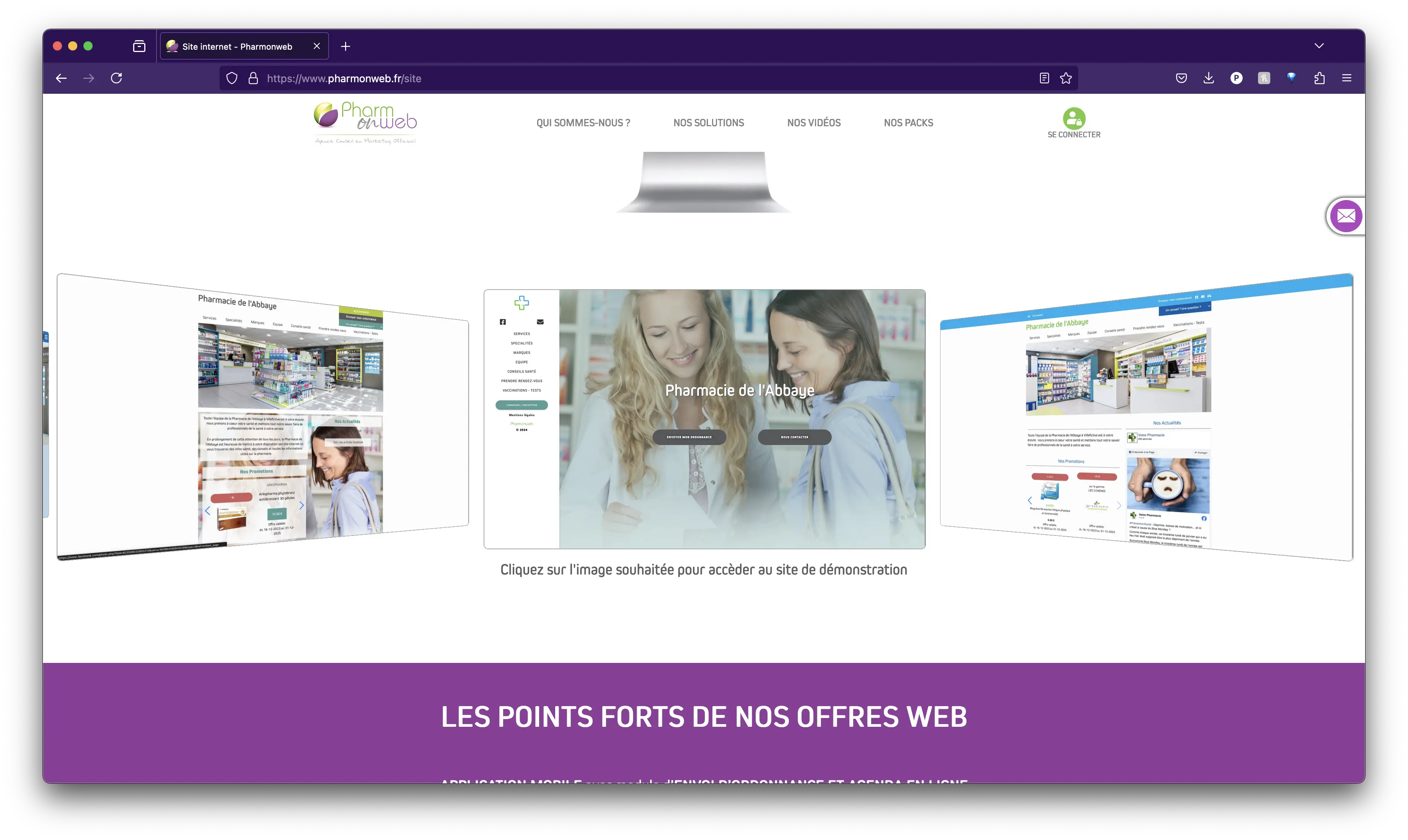 page site